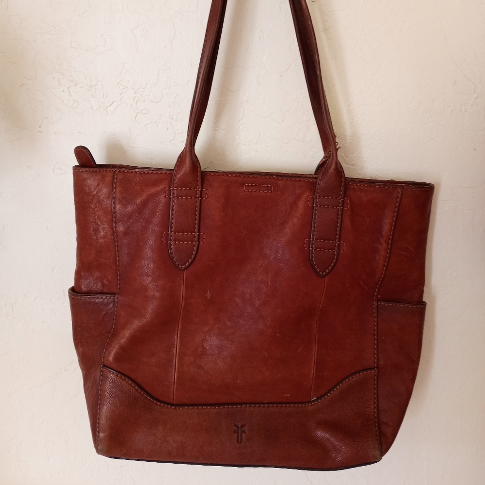 Frye leather bag, as is